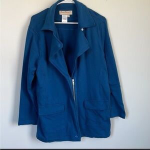 Blue vintage oversized Norm Thompson jacket